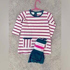 Rufflebutts dress and tights